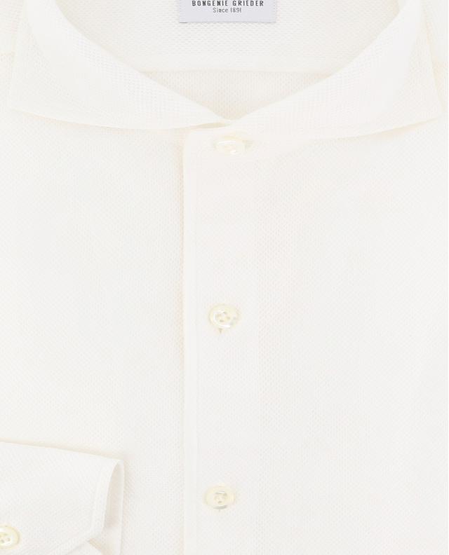 Langärmeliges einfarbiges Hemd aus Baumwolle GIAMPAOLO