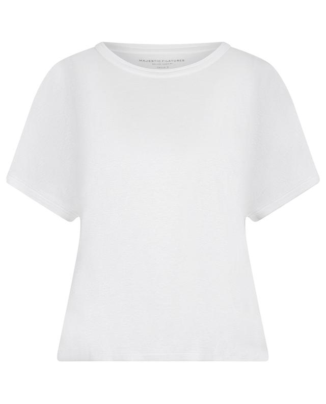 Linen short-sleeved T-shirt MAJESTIC FILATURES