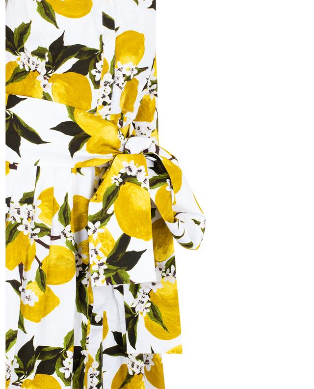 Audrey Lemon Original flared poplin midi shirt dress SAMANTHA SUNG