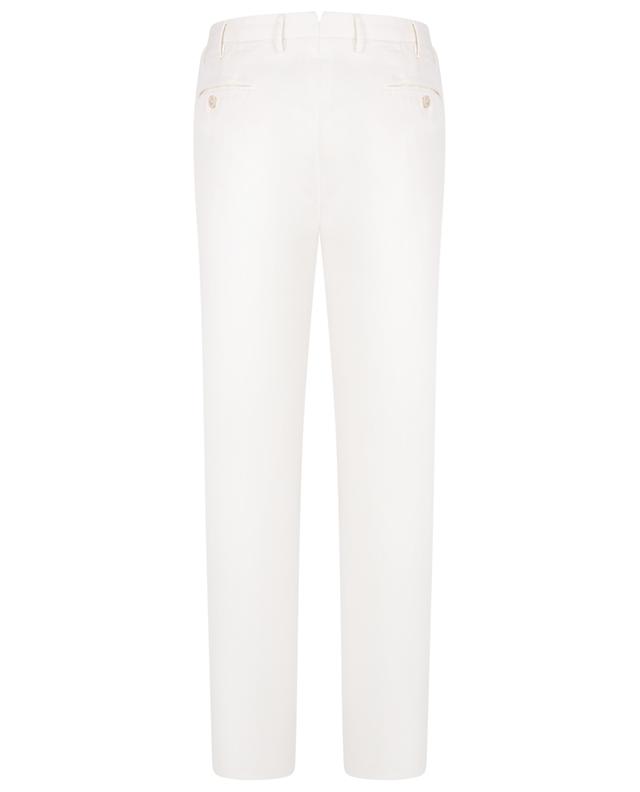 Pattern 39 straight-leg cotton blend trousers INCOTEX