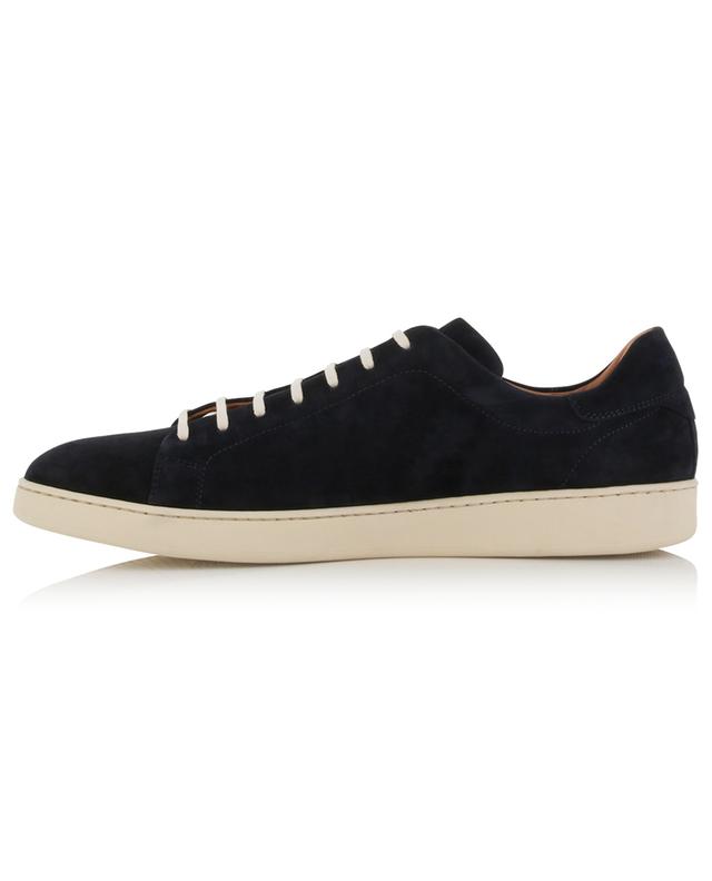 Low-top lace-up suede sneakers KITON