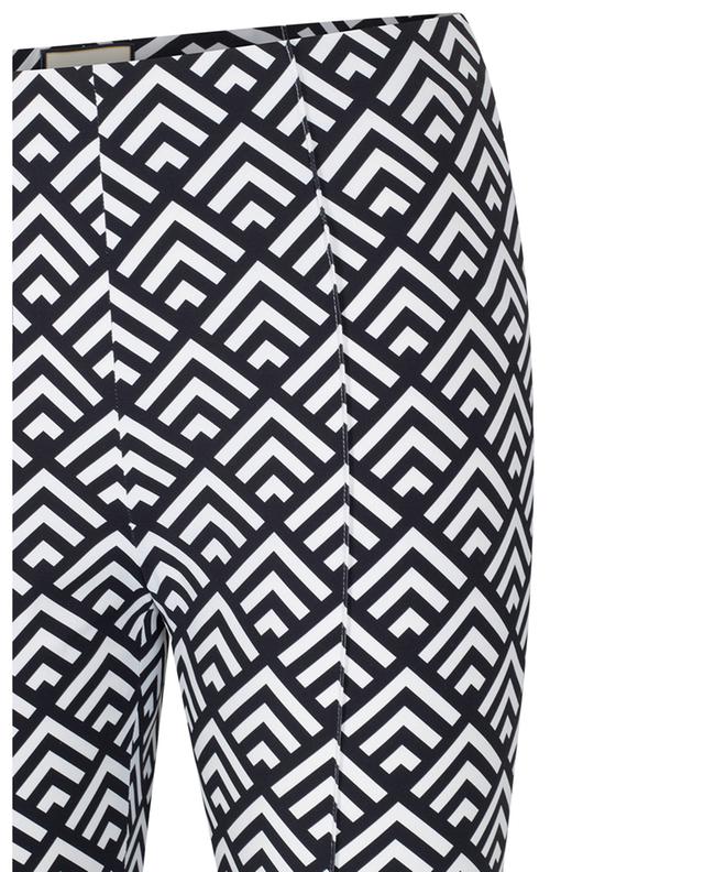 Capri geometric print slim fit trousers SEDUCTIVE