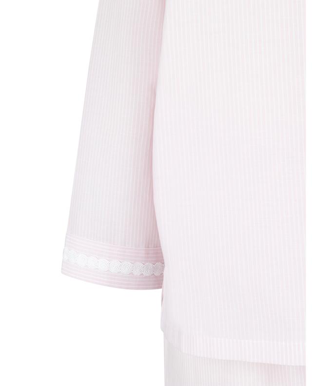 Sigrid striped cotton pyjama set CELESTINE