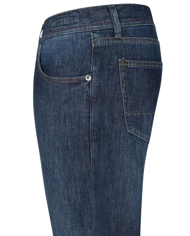 Jeans mit geradem Bein aus Baumwolle und Leinen Tokyo RICHARD J. BROWN