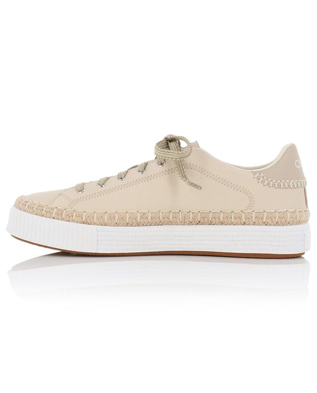 Telma low-top leather lace-up sneakers CHLOE
