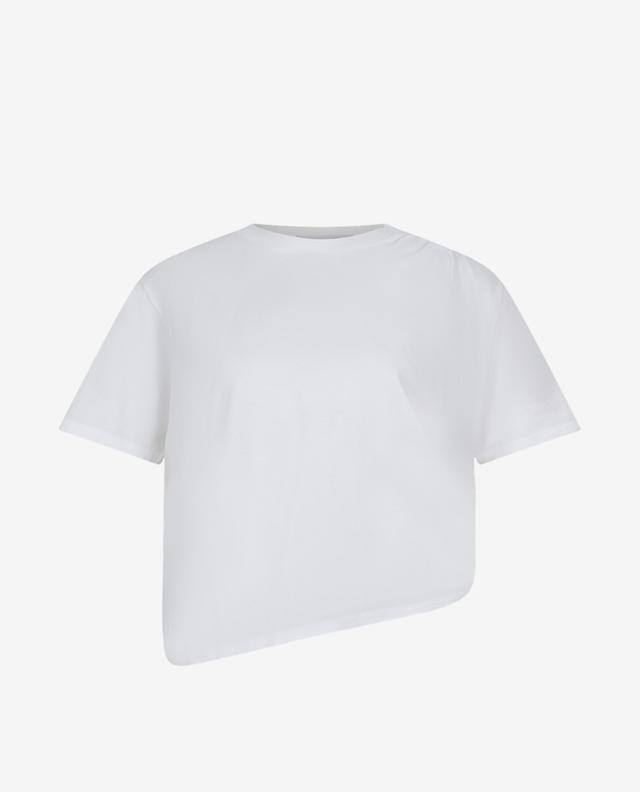 Assymetric cotton short-sleeved T-shirt JACOB COHEN