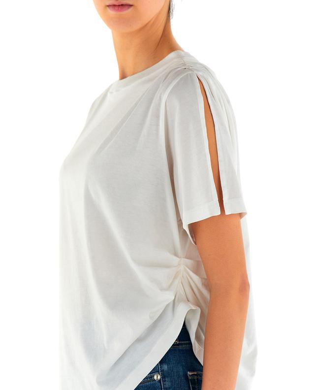 T-shirt asymétrique à manches courtes en coton JACOB COHEN