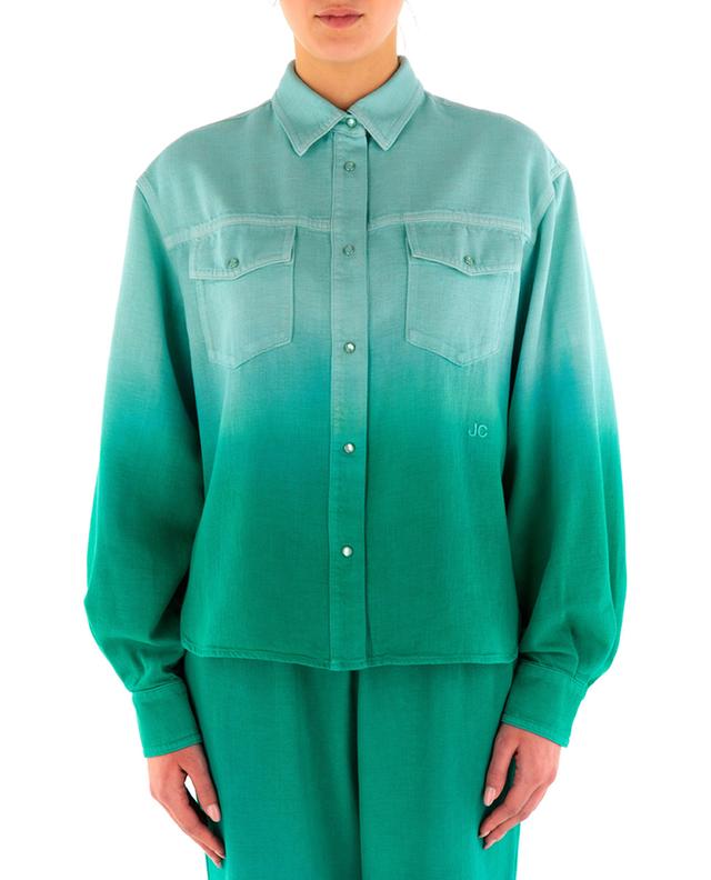 Loose colour gradient shirt jacket JACOB COHEN