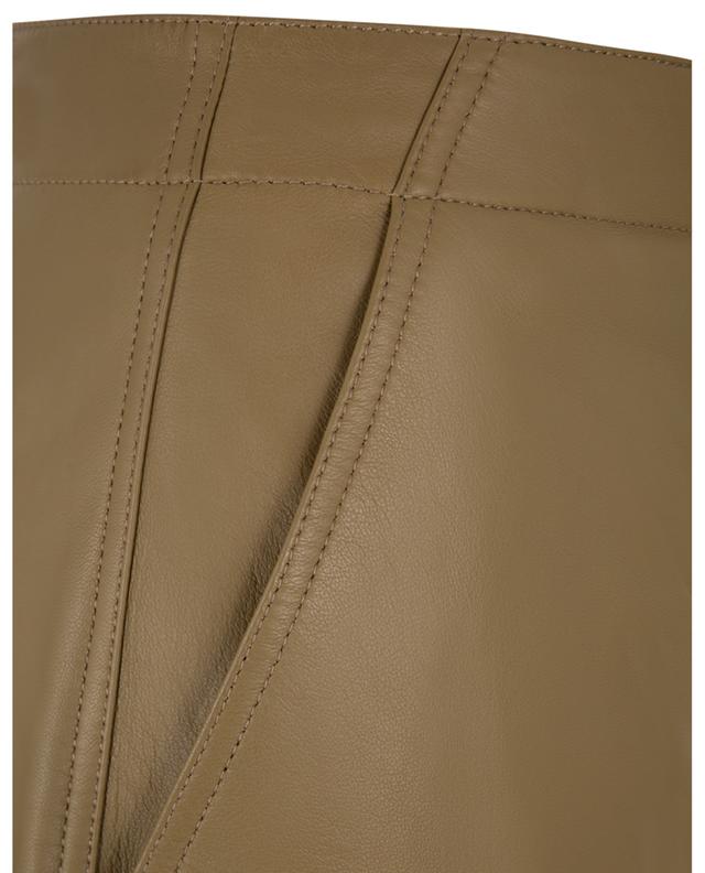 Relaxed nappa leather trousers YVES SALOMON
