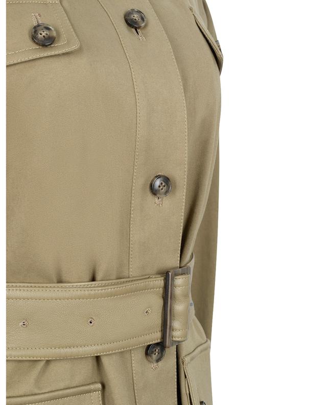 Cotton gabardine safari jacket YVES SALOMON
