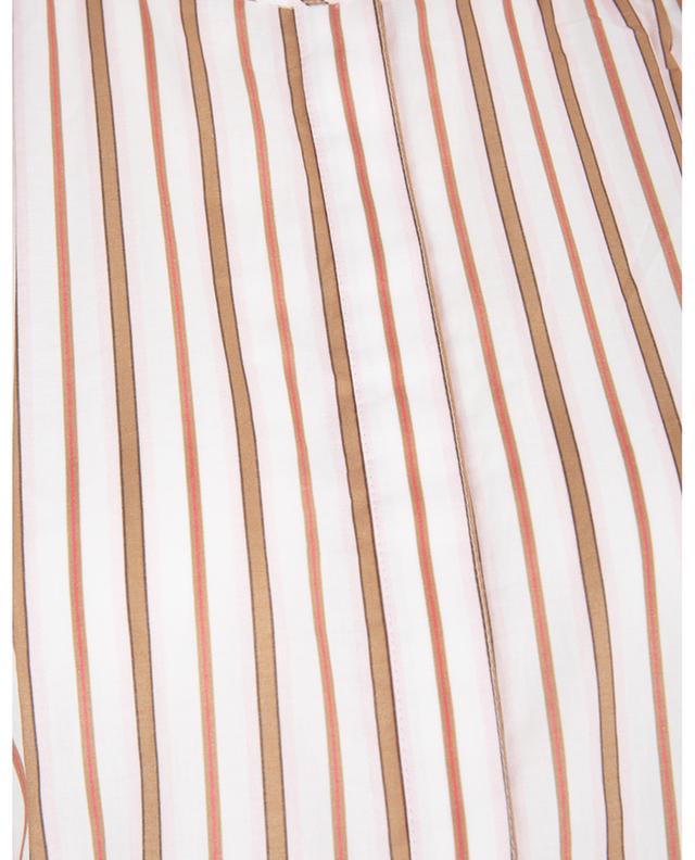 Striped cotton sleeveless blouse YVES SALOMON