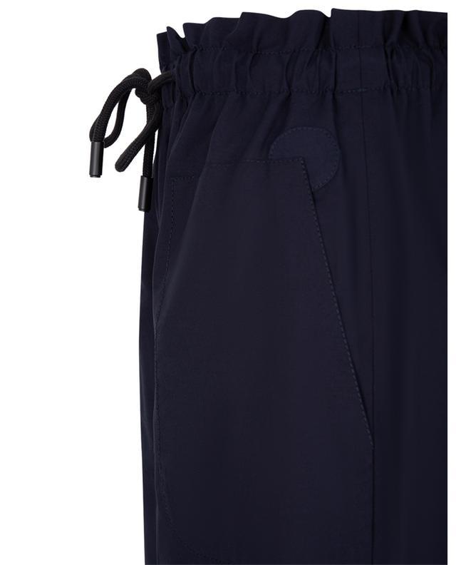 Frey cropped wide-leg openwork embroidered trousers AKRIS PUNTO