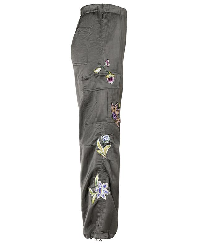 Morgan embroidered cargo trousers CAMBIO