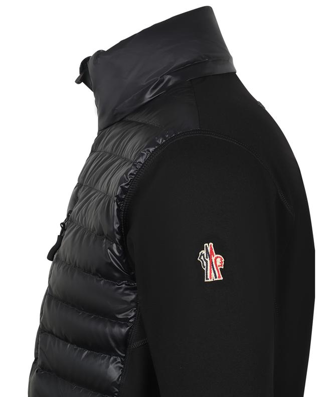 Freedom of Movement jersey and quilted yoke cardigan MONCLER GRENOBLE