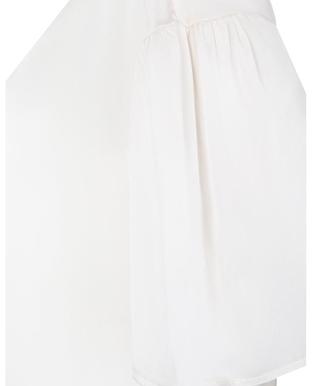 Morella short-sleeved silk blouse MOMONI