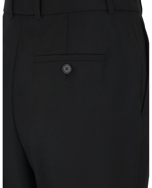 Wool slim fit high-rise trousers with waistband tucks ALEXANDER MC QUEEN