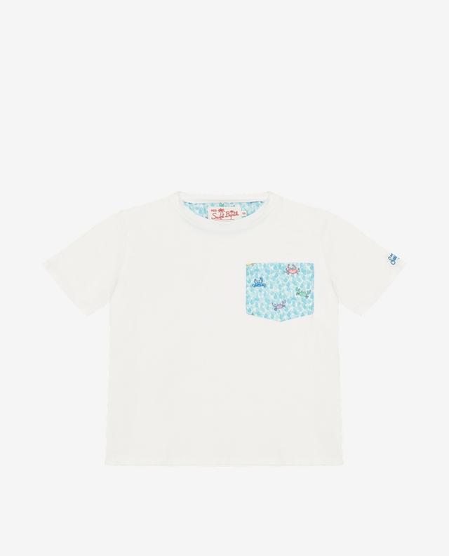 Kea crab printed boys&#039; cotton T-shirt MC2 SAINT BARTH