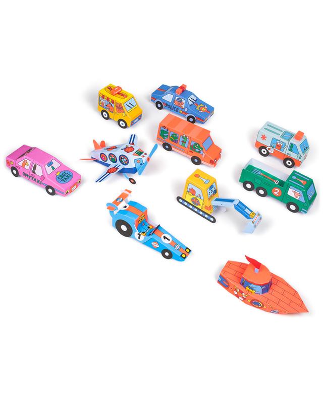 Vroom 3D Paper Toys construction toy OMY