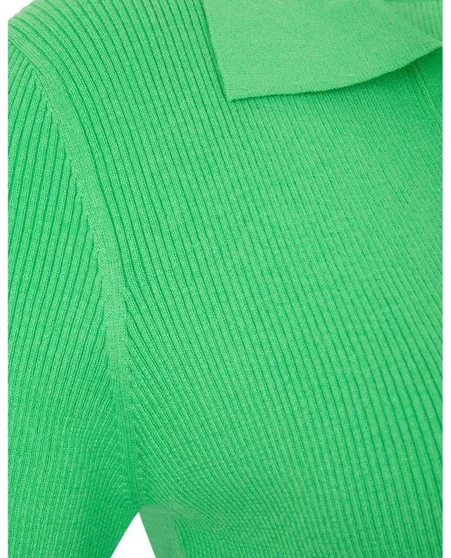 Rippstrick-Polohemd aus Baumwolle und Kaschmir BONGENIE GRIEDER