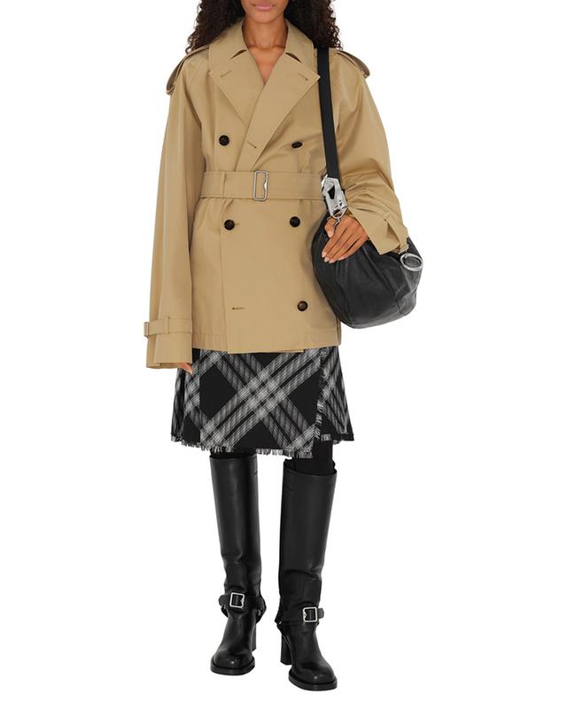 Short cotton trench coat BURBERRY