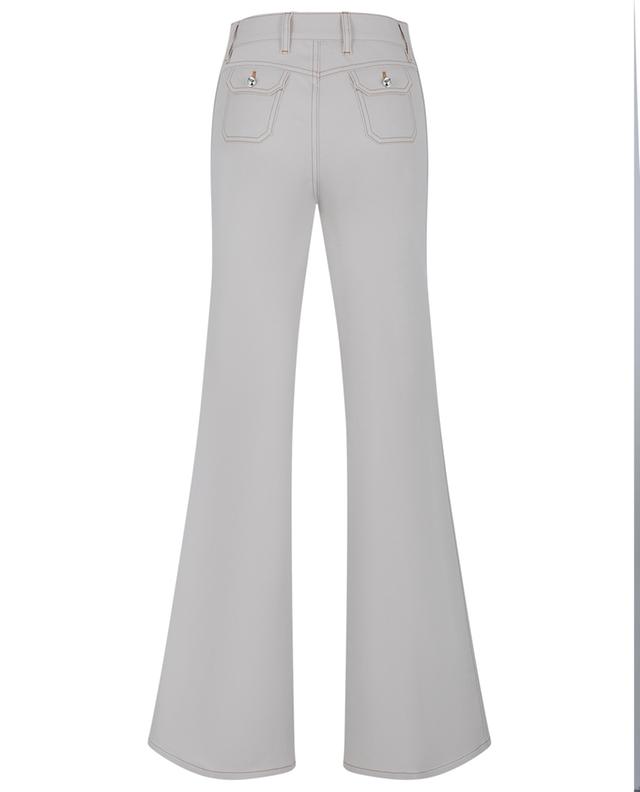 Ausgestellte Jeans mit hoher Taille und Pattentaschen GIAMBATTISTA VALLI