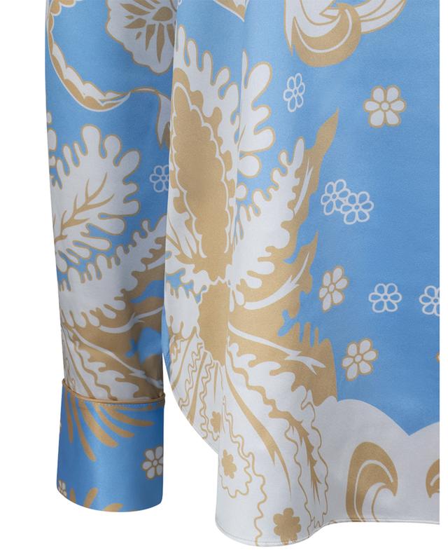 Paisley printed silk long-sleeved blouse HERZEN&#039;S ANGELEGENHEIT
