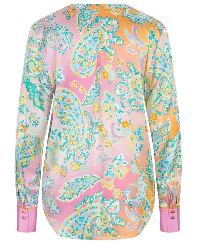 Paisley Pastel silk long-sleeved blouse HERZEN&#039;S ANGELEHEIT