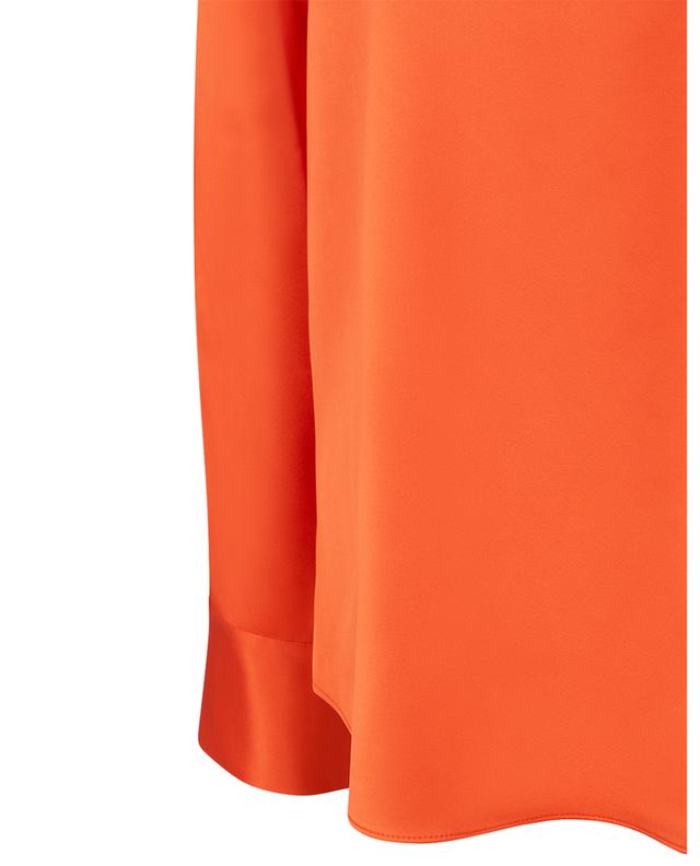 Langärmelige einfarbige Bluse aus Seide HERZEN&#039;S ANGELEHEIT