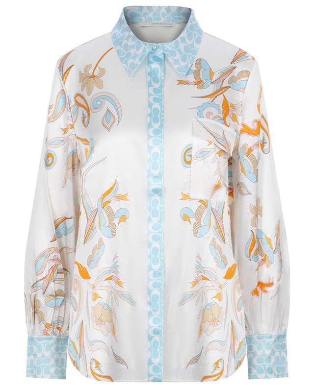 Flower patterned silk long-sleeved shirt HERZEN&#039;S ANGELEHEIT