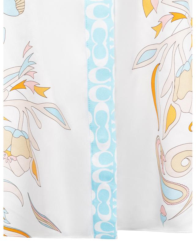 Langärmeliges Hemd aus Seide mit Blütenmotiv HERZEN&#039;S ANGELEHEIT