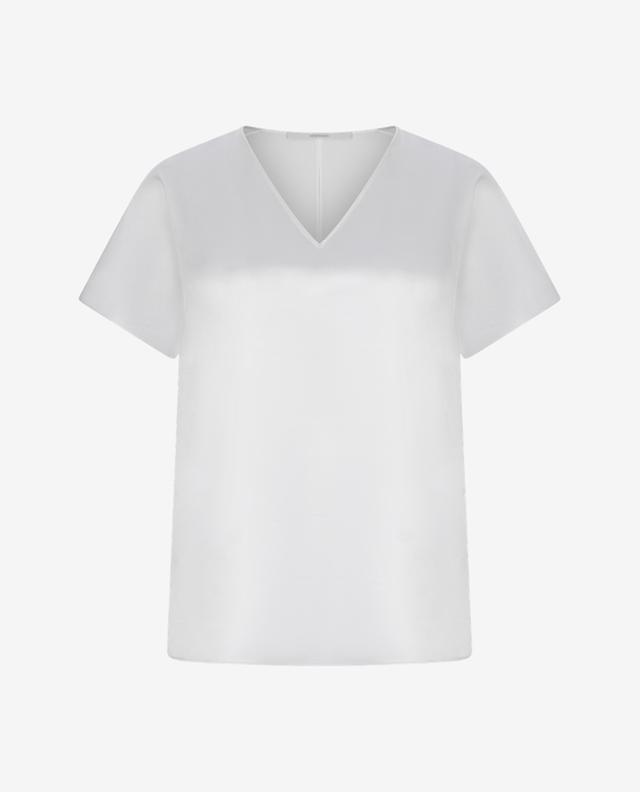 Silk short-sleeved V-neck top HERZEN&#039;S ANGELEGENHEIT