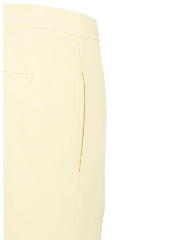 Linen and viscose twill wide-leg trousers FABIANA FILIPPI