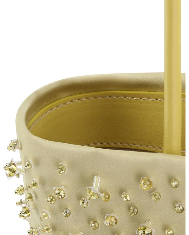 Glass bead adorned duchesse mini tote bag FABIANA FILIPPI