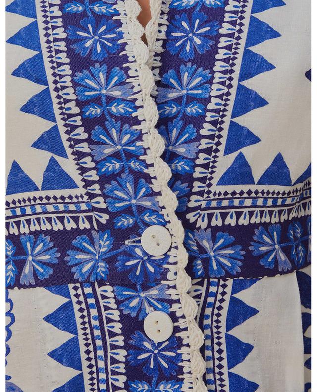 Robe chemise maxi imprimée Flora Tapestry FARM RIO