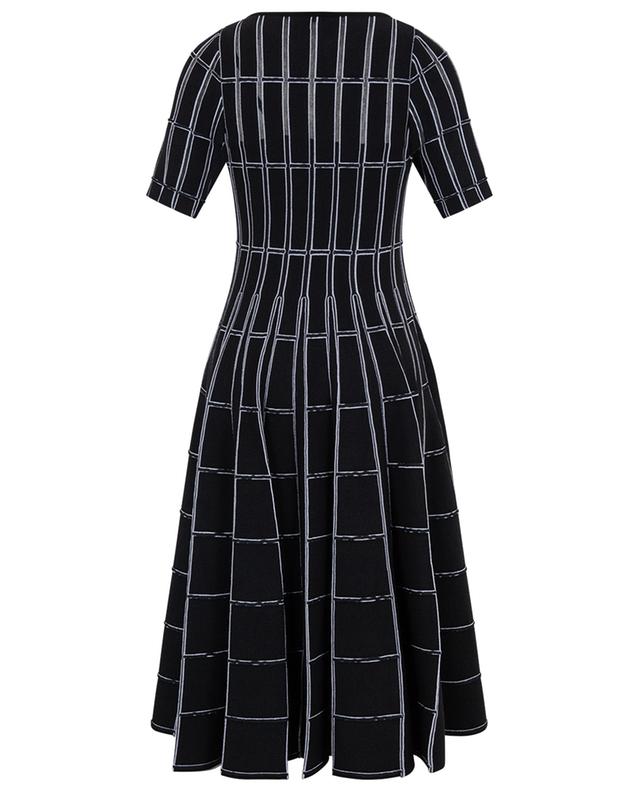 Zita Vismara midi knit dress with geometric patterns ANTONINO VALENTI