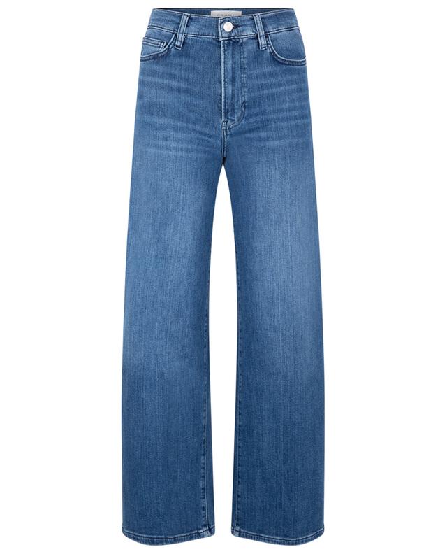 Le Slim Palazzo cotton and rayon wide-leg jeans FRAME