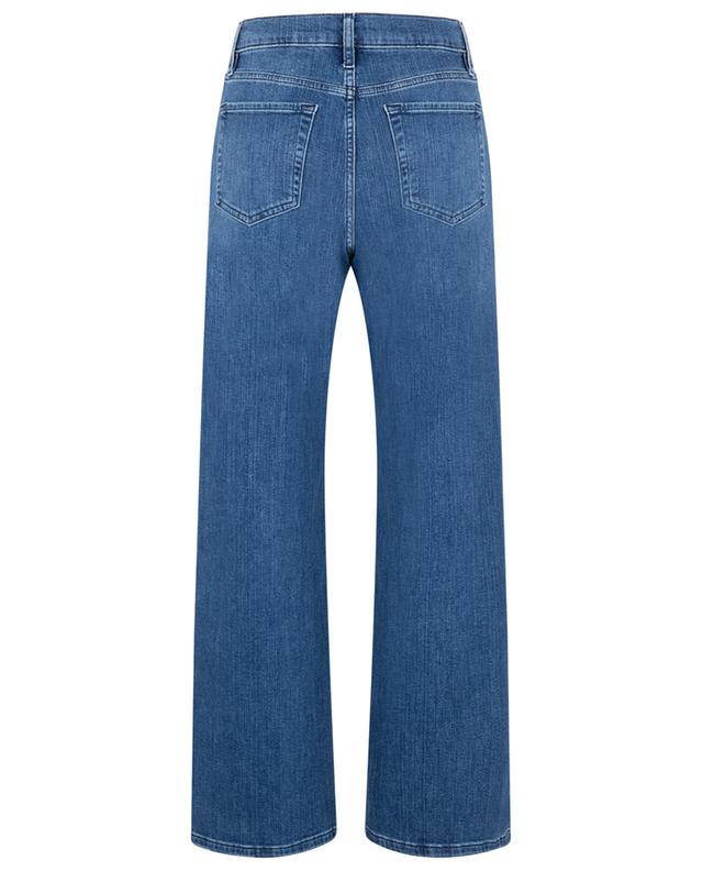 Le Slim Palazzo cotton and rayon wide-leg jeans FRAME
