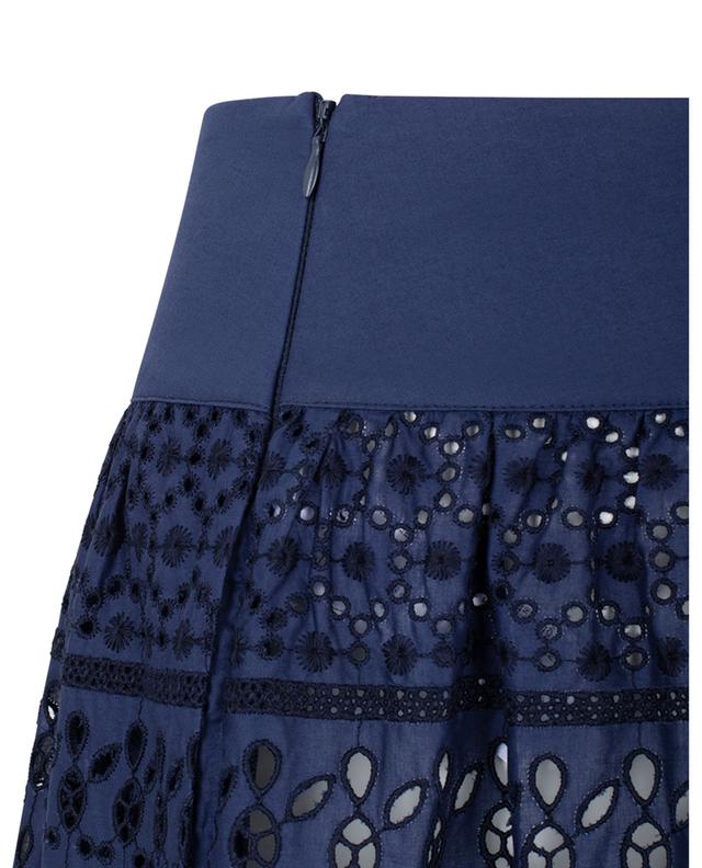 Openwork-embroidered flared maxi skirt ERMANNO SCERVINO LIFE