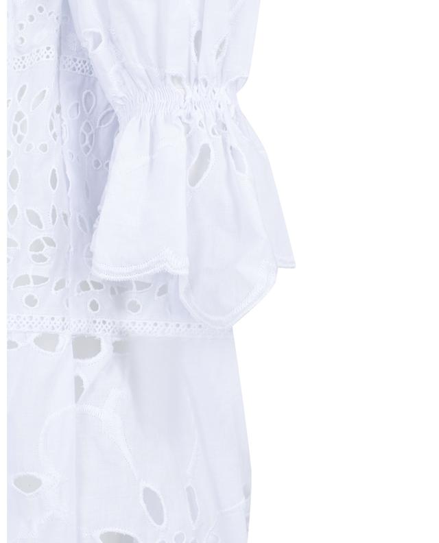 Robe chemise longue à broderies anglaises ERMANNO SCERVINO LIFE