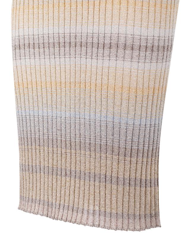 Lamé pleated knit short skirt MISSONI