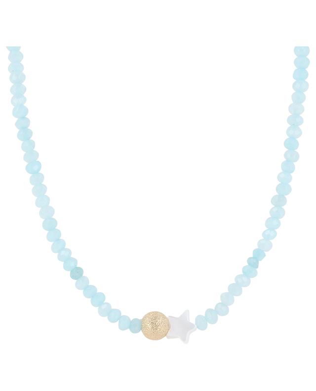 Words children&#039;s stone bead necklace SEALLYMIMI