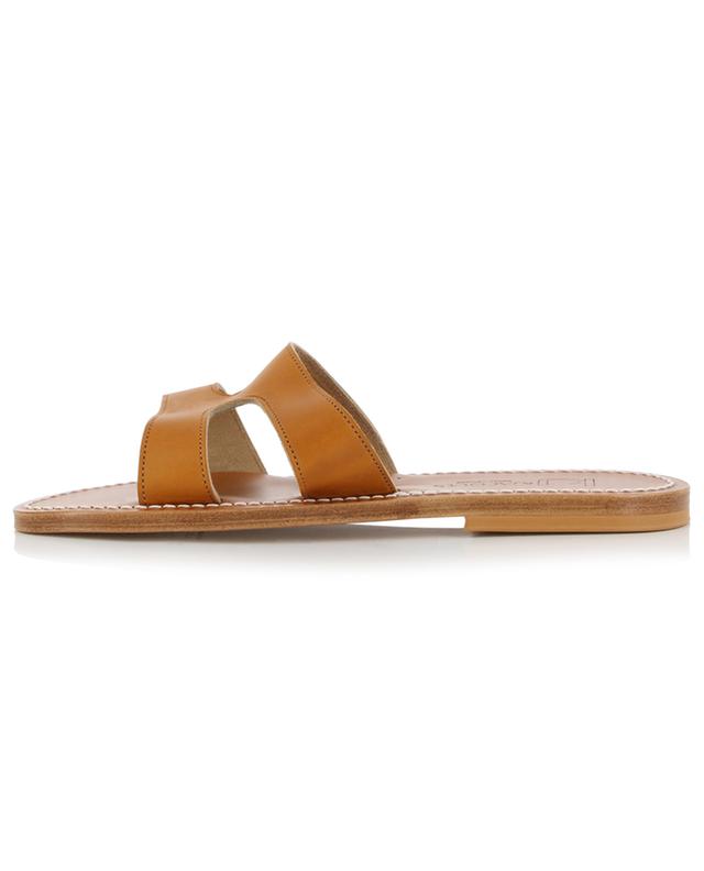 Menandre flat leather sandals K JACQUES