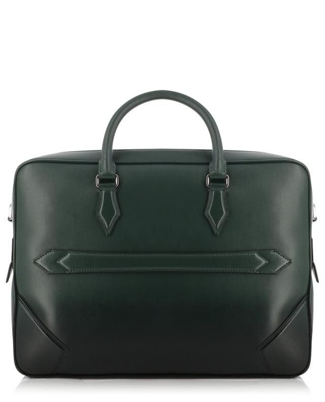 Meisterstück Sfumato British Green smooth leather briefcase MONTBLANC