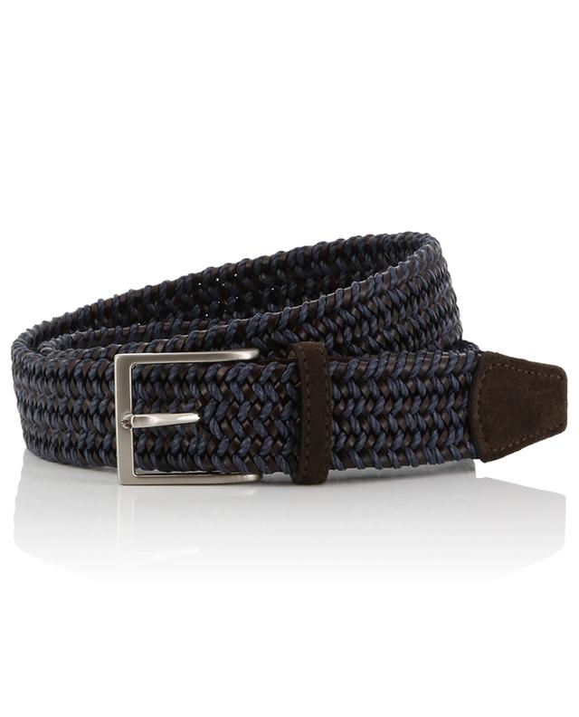 Braided fabric and leather belt - 35 mm BONGENIE GRIEDER