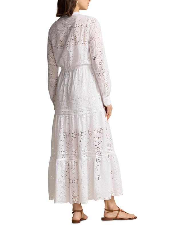 Gitane openwork embroidered cotton maxi dress POLO RALPH LAUREN