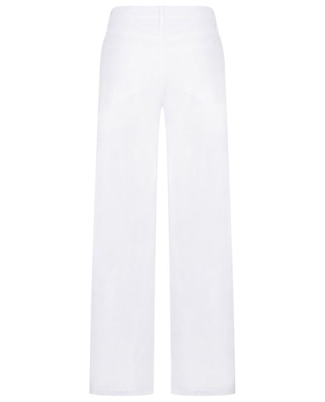 Jeans mit weitem Bein aus Baumwolle Le Slim Palazzo White FRAME