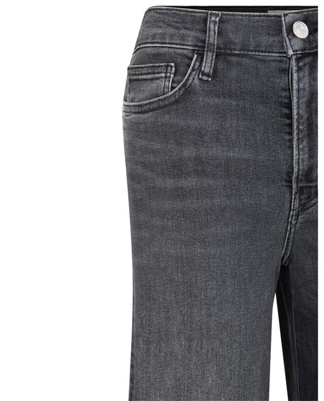 Le Palazzo Crop cotton cropped wide-leg jeans FRAME
