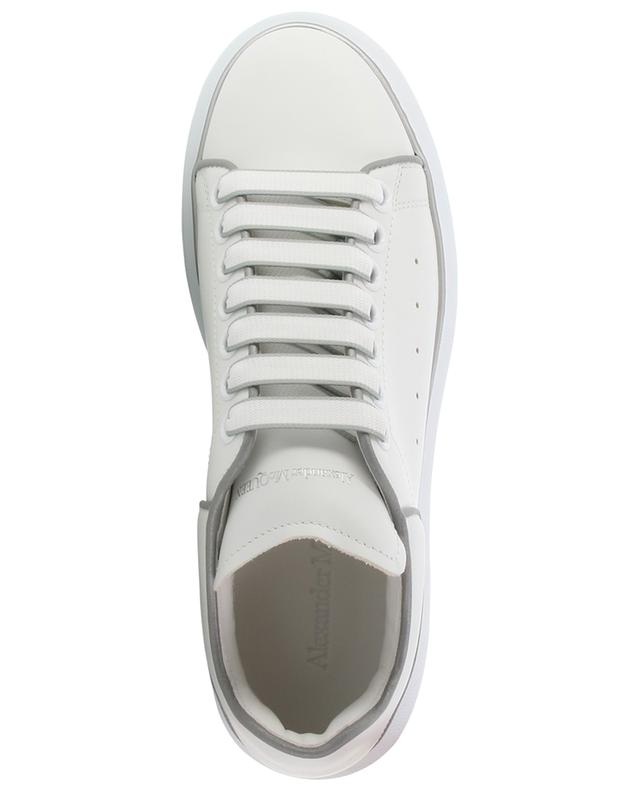 Oversized low-top leather sneakers with reflective piping ALEXANDER MC QUEEN