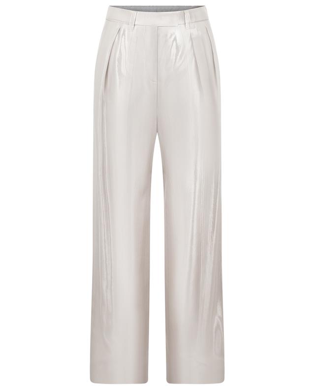 Sparkling Wide Sartorial gabardine trousers with waistband tucks BRUNELLO CUCINELLI