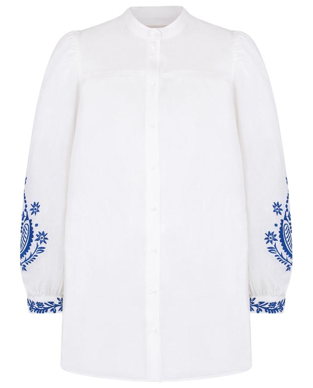 Carnia embroidered loose linen shirt WEEKEND MAX MARA